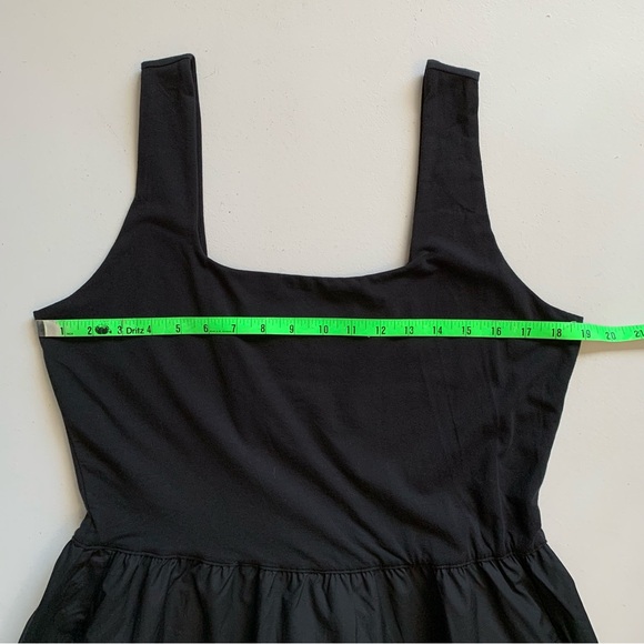 Everlane Size XL Black Supima Jersey Riviera Dress Midi Dress NWOT - Picture 14 of 17